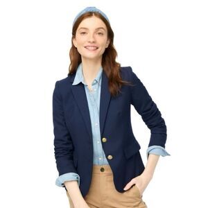 New! J. Crew Schoolboy Navy Blue Blazer Sz 6